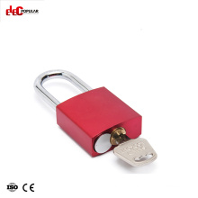 Square Aluminum Lock Body Steel Shackle Square Chrome Plated Padlocks